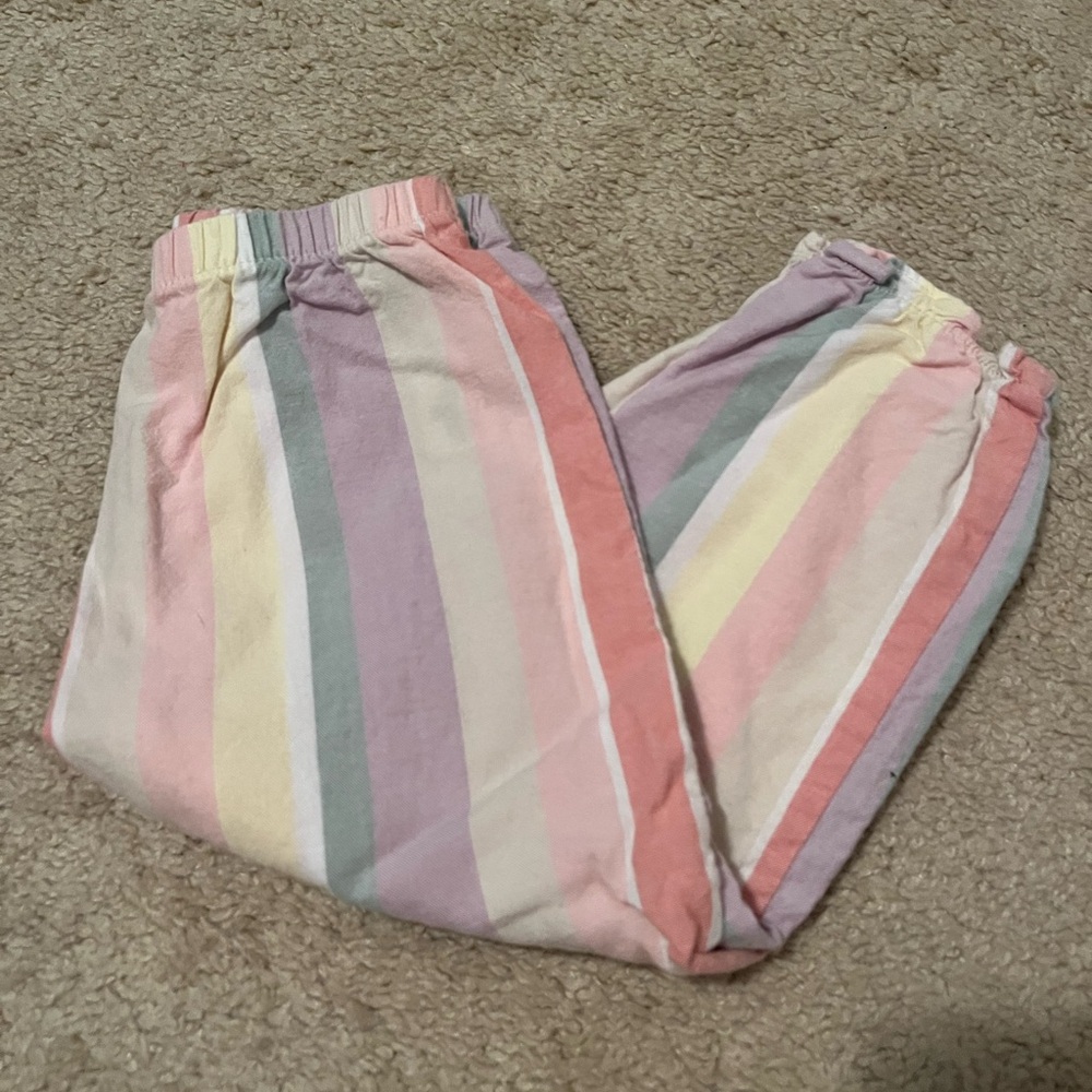 Wonder Nation Multicolor Striped Kids Casual Bottoms